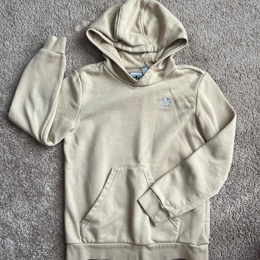 Boys Adidas Size Youth Small Tan Sweatshirt